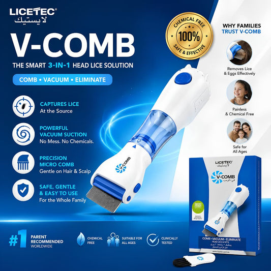 V-Comb Head Lice Removal Device – Safe & Chemical-Free Lice Solution